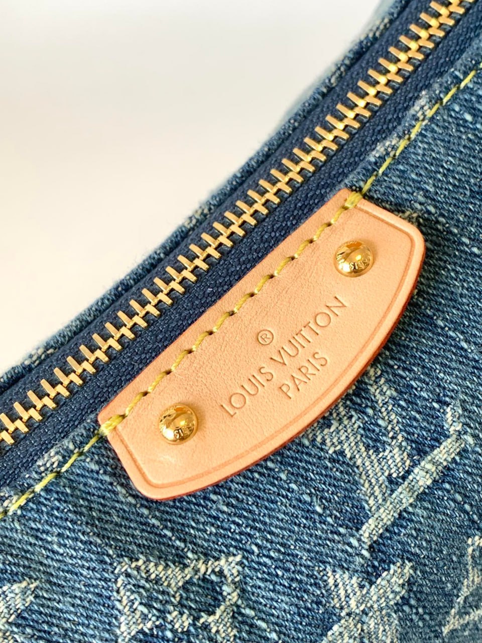 Louis Vuitton Monogram Denim Pleaty Bag