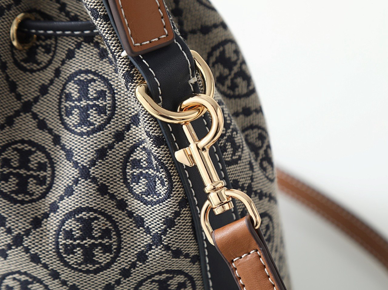 Tory Burch T Monogram Bucket Bag