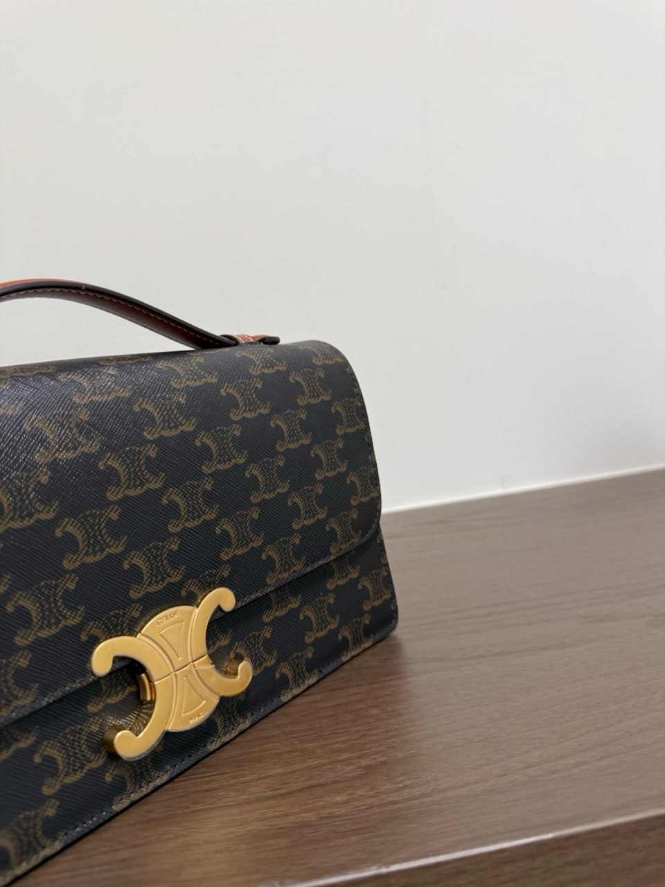 Celine Triomphe Bag with Top Handle