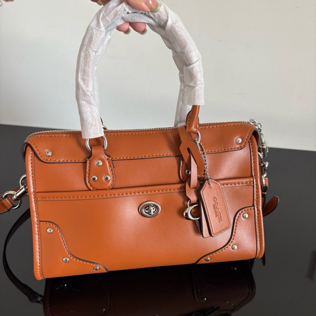 Coach Turnlock Haversack Bag