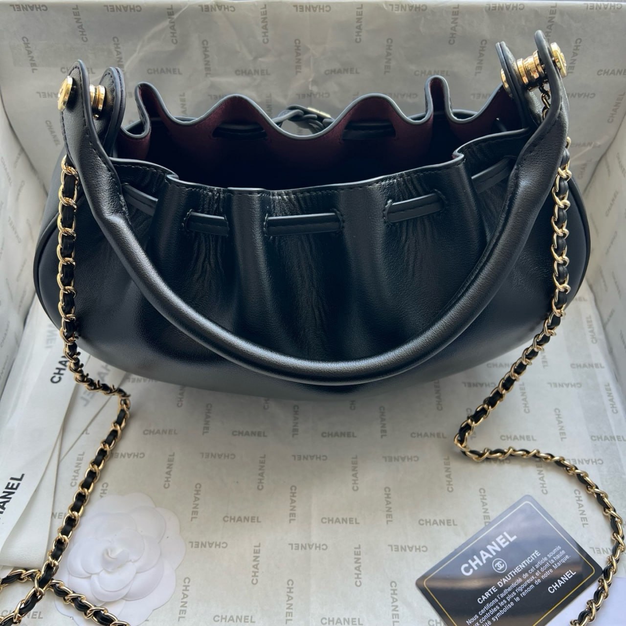 Chanel Drawstring Hobo
