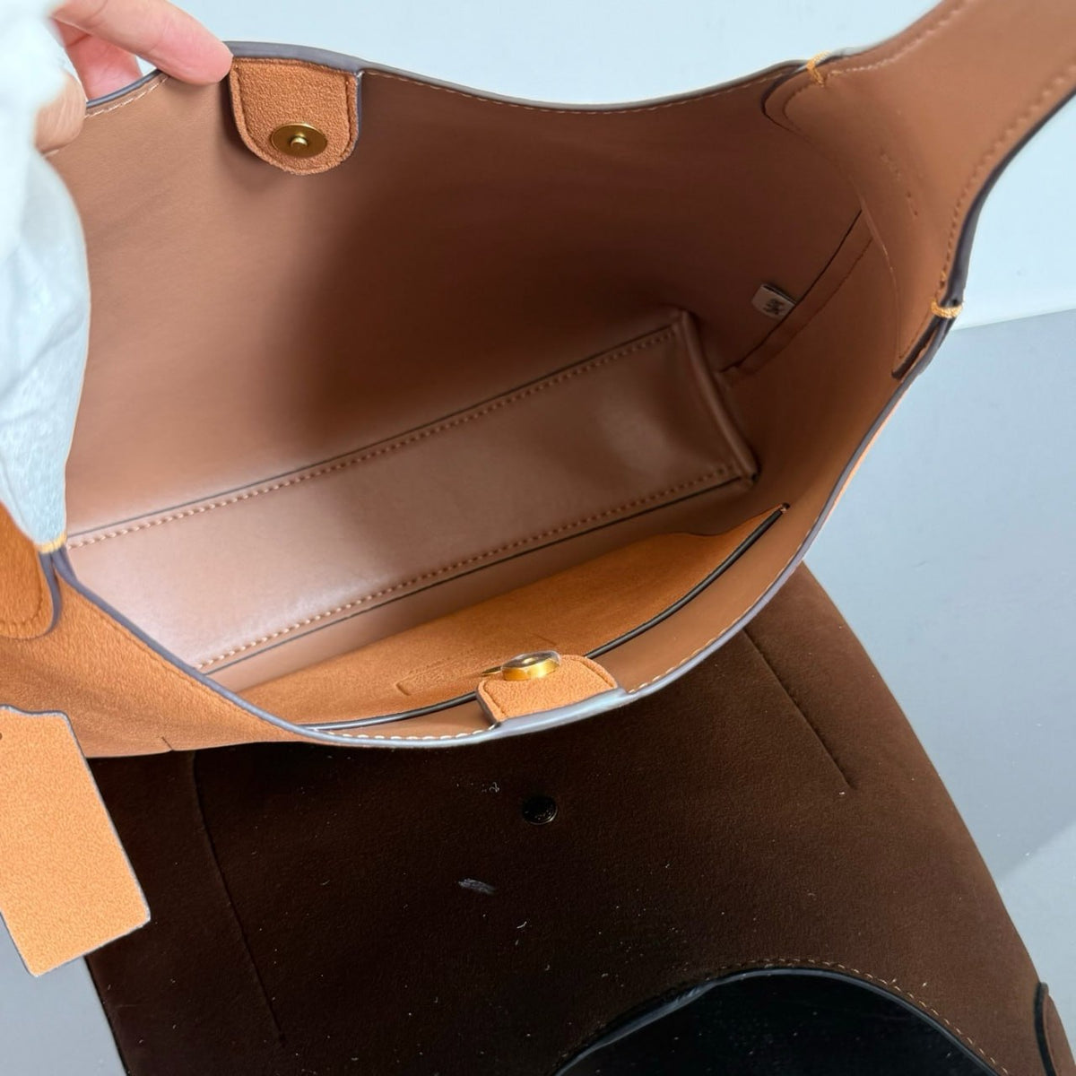 Coach Brooklyn Suede Shoulder Bag