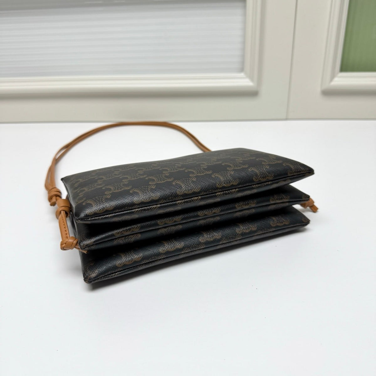 Celine Triomphe Canvas Shoulder Bag