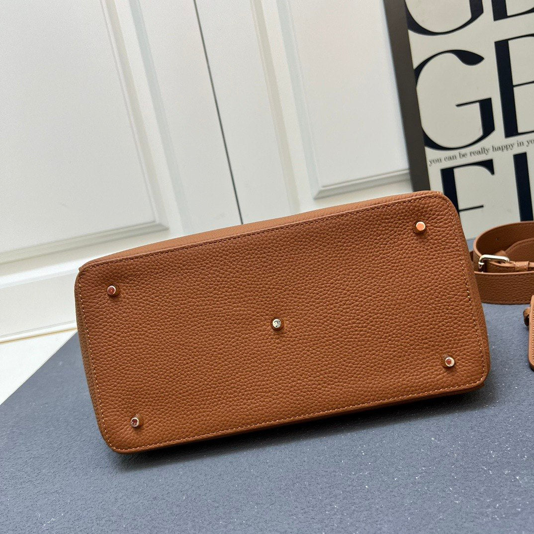 Christian Dior Leather Tote Bag