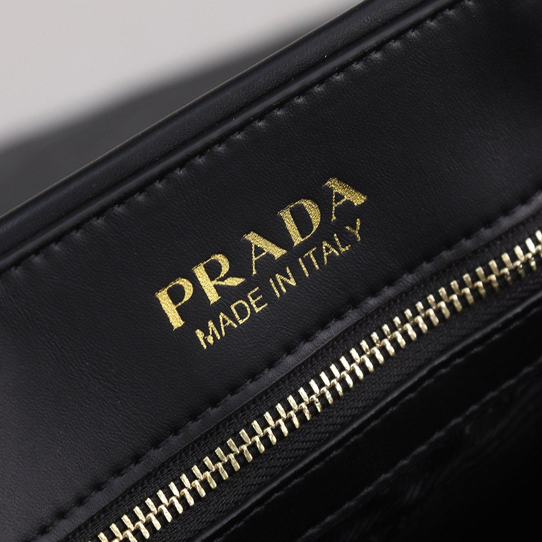 Prada Symbole Leather Tote Bag