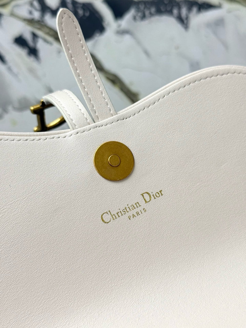 Dior Saddle Pouch with Chain