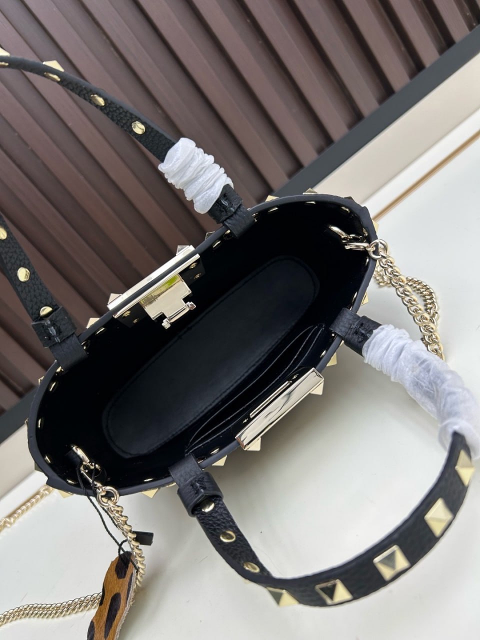 Valentino Garavani Rockstud Top Handle Bag