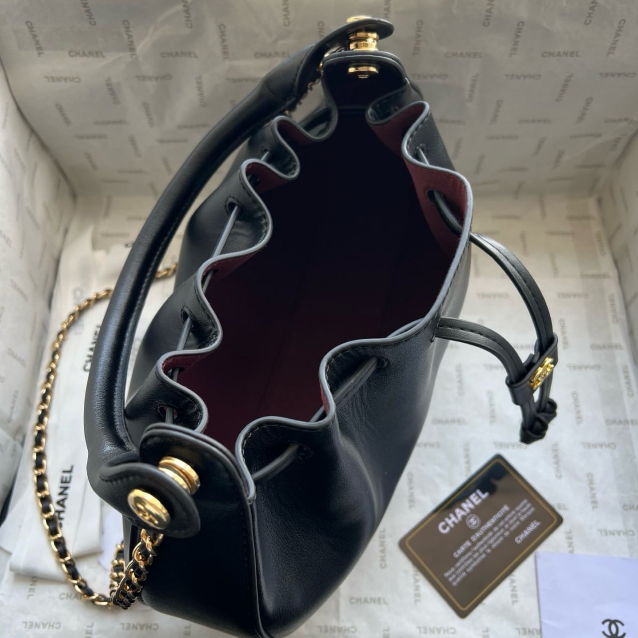 Chanel Drawstring Hobo