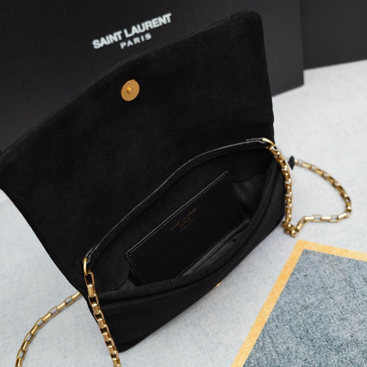 Saint Laurent Paris Chain Wallet