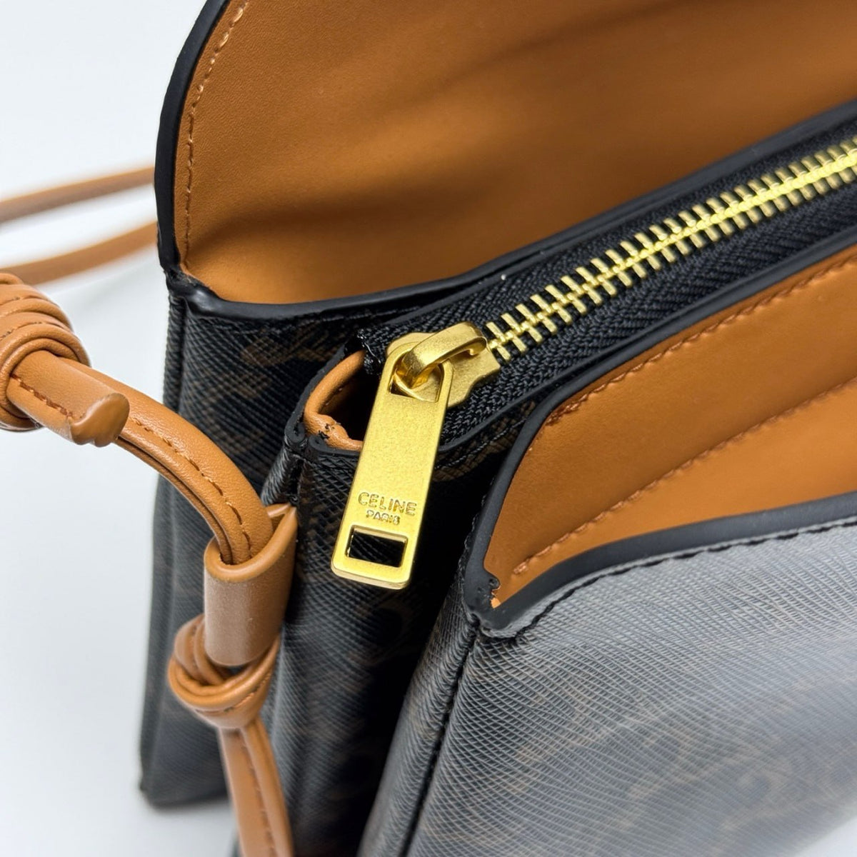 Celine Triomphe Canvas Shoulder Bag
