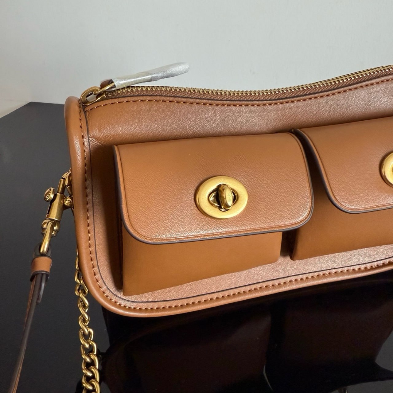 Coach Pennie Shoulder Bag With Flap Pockets