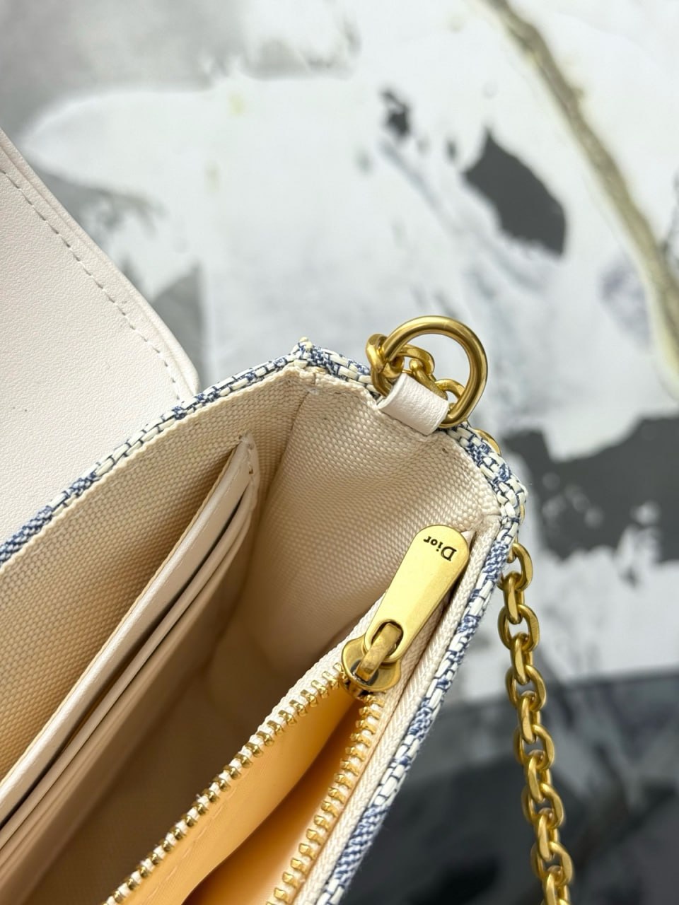 Dior Saddle Pouch with Chain