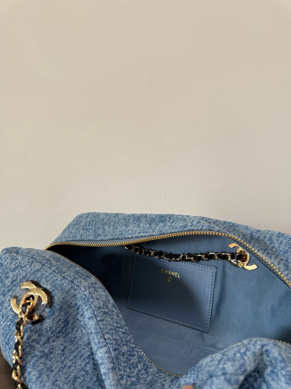Chanel Denim Bowler