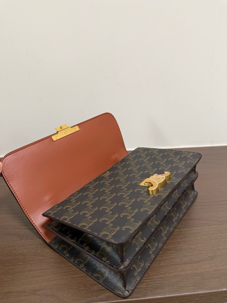 Celine Triomphe Bag with Top Handle