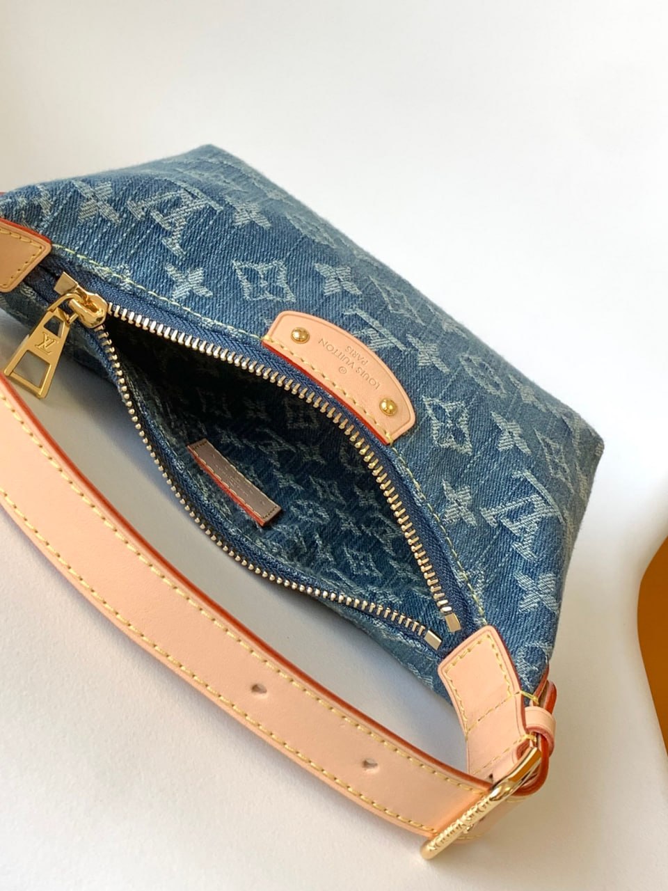 Louis Vuitton Monogram Denim Pleaty Bag