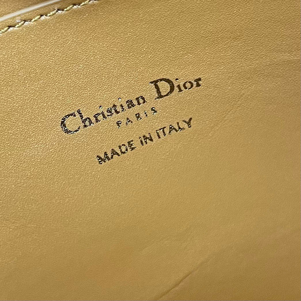 Christian Dior Leather Tote Bag